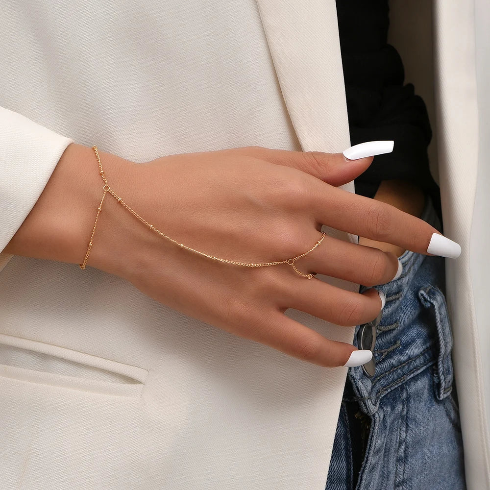 Gold Hand Chain